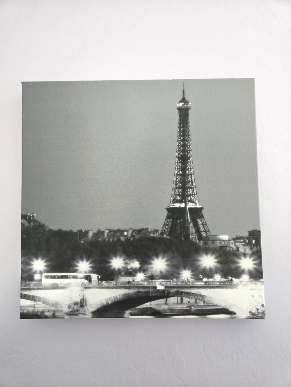 2 Wrapped Canvas France Pictures Eiffel Tower - Picture 2 of 15